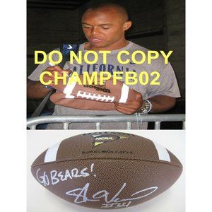 SHANE VEREEN,CAL,BEARS,PATRIOTS,SIGNED,AUTOGRAPHED,NCAA FOOTBALL,COA,EXACT PROOF
